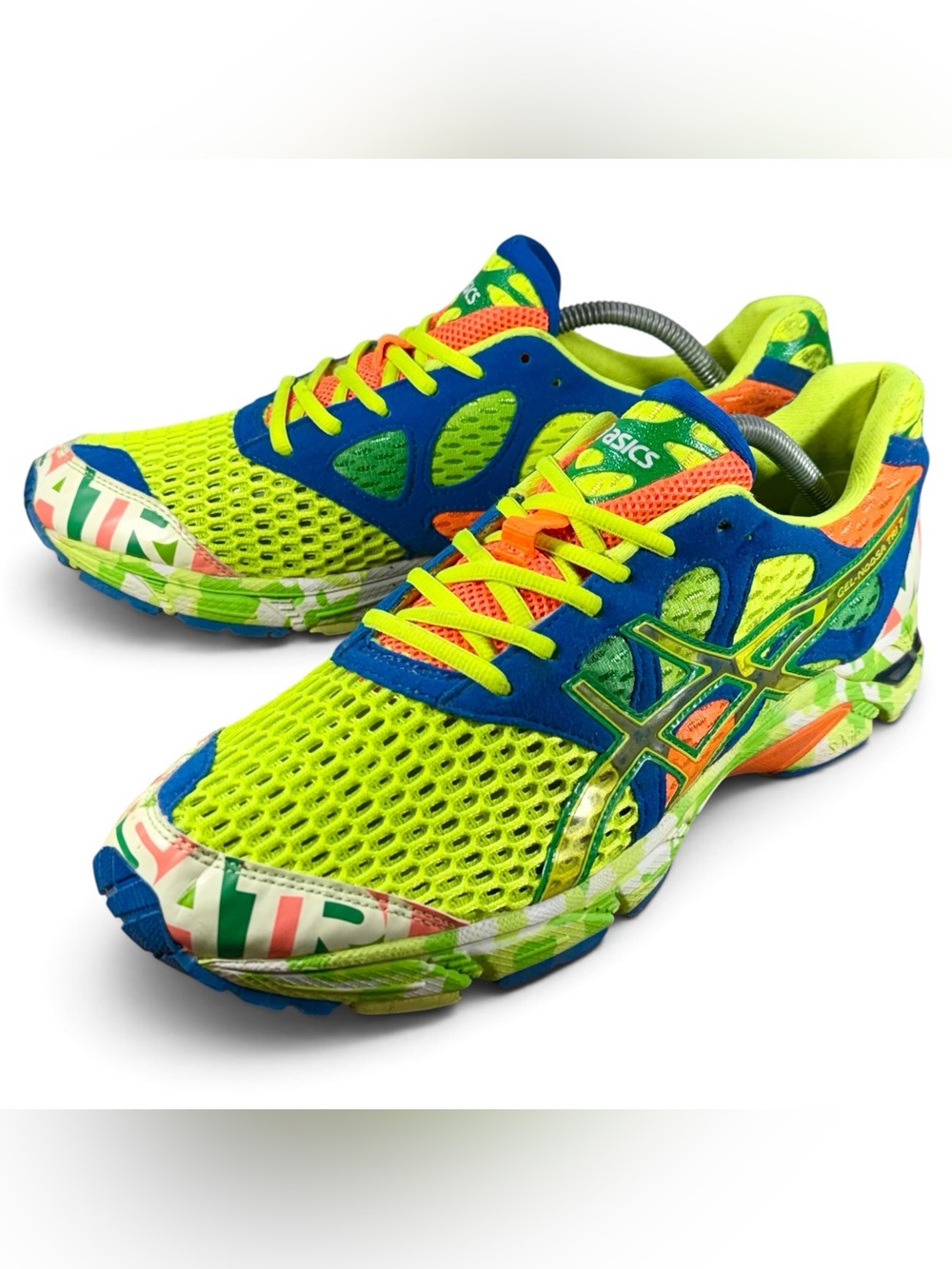 Asics Gel Noosa Tri 7 Neon Tropic Yellow Green Orange Men’s Size 10